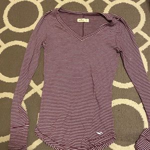 Hollister stripped long sleeve